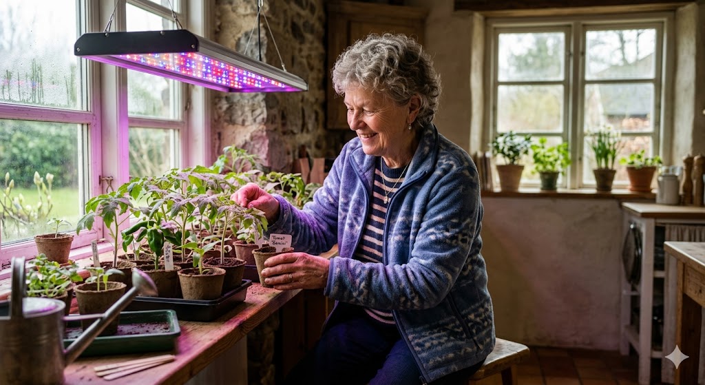 Forspiring med succes: Sådan giver du dine planter en flyvende start med LED-lys
