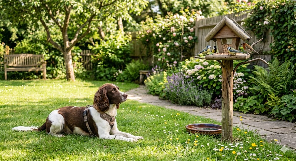 Skab fred i haven: Sådan lærer du din hund at ignorere fuglelivet