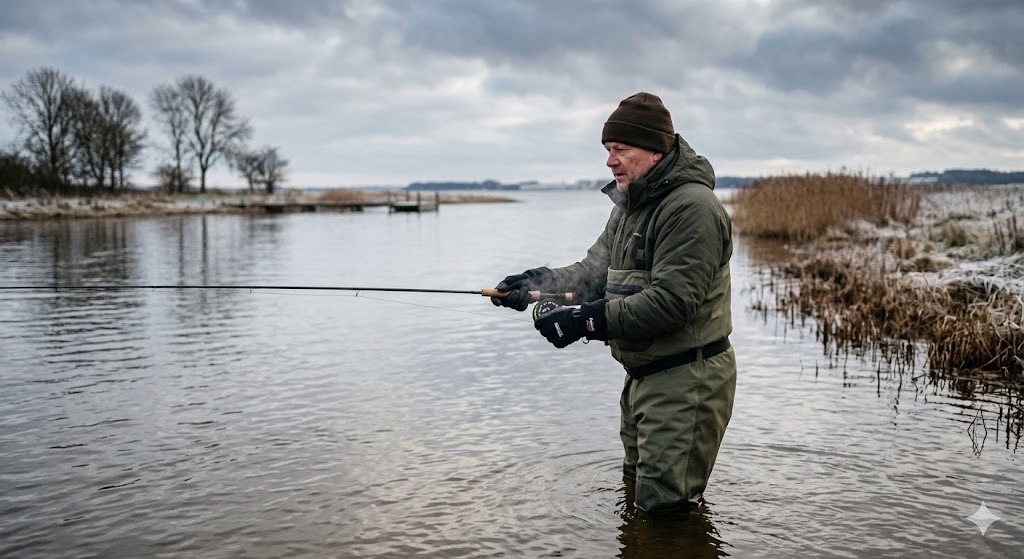 Forlæng sæsonen: Sådan overlever du havørred- og geddefiskeri om vinteren